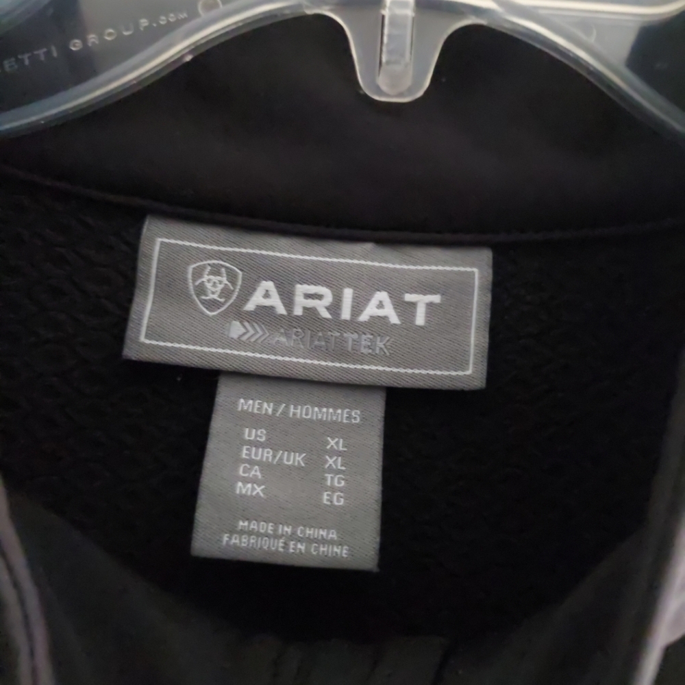 Ariat Soft Shell Performance Jacket Zip Up Black … - image 7